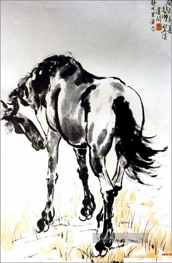 Xu Beihong a pferd Kunst Chinesische Ölgemälde